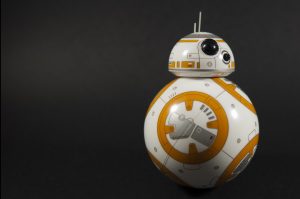 This Star Wars BB8 can not only be controlled, but by a phone app