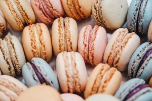 Macaron French pastry cookies
